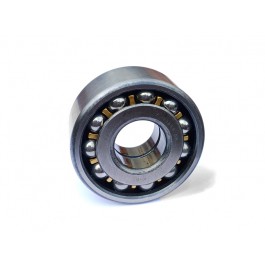 Angular contact ball bearing - brass cage 3304A DA for pinion - split inner ring - FAG - NOS - made in Germany