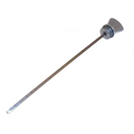 Oil dipstick, large head (early type) - polished aluminum