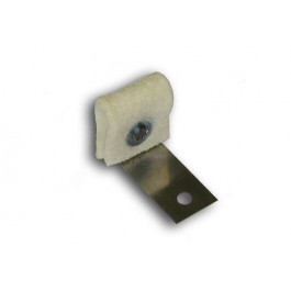 Oil felt with leaf spring for centrifugal governor