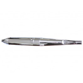 Muffler "Torpedo" Ø 90 mm - right - for 36 mm exhaust pipe