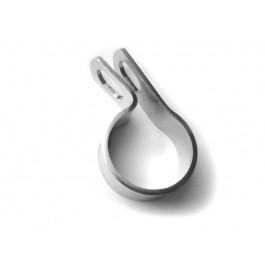 Clamp for exhaust pipe, Ø 36 mm - polished SSt