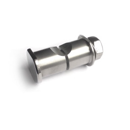 Pinch bolt rear axle M10 x 1 incl. bushing & nut - polished SSt