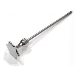 Adjusting screw steering damper, chromed alum.