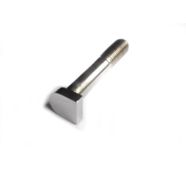 Clamping screw for left tube bracket - polished SSt