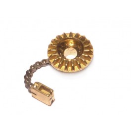 Cam with chain, for 2 cables