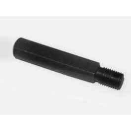 Locking pin for driveshaft, tapered