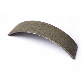 Brake lining 35 x 4.5 x 175 mm, no rivet holes - Beral "Grün" NON-ASBESTOS ►see details