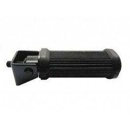Foot rest passenger, folding, oval shape