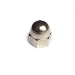 Cap nut M8 SW13 - nickel-plated brass