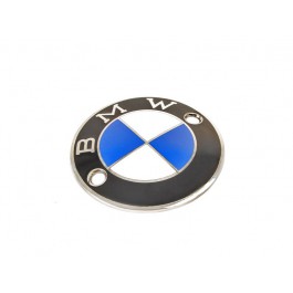 Tank badge, enamel/nickel, domed, R24 - R25/2 original BMW