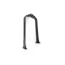 Battery strap, metal, base coated black, front + rear