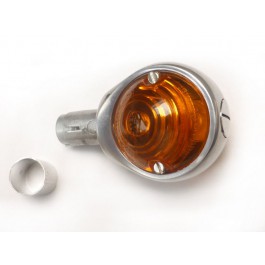 Blinker, original Hella, polished alu. housing (N.L.A.)