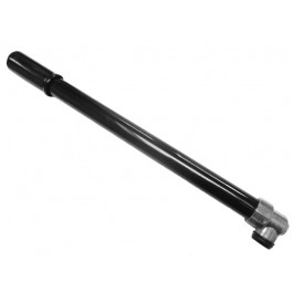 Air pump, black, 350 mm - metal (rubber cap is included)