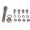 Set of bolts, nuts and washers for Pagusa/Denfeld saddle (SSt)